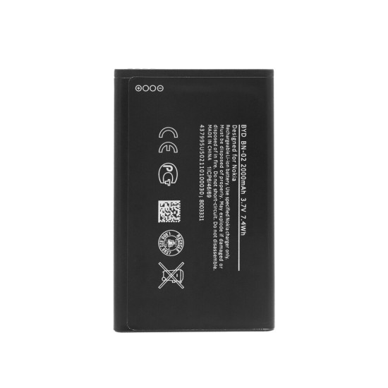  BATERIA PARA NOKIA  BN-02, NOKIA XL ,RM1030 DUL SIM ORIGINAL 